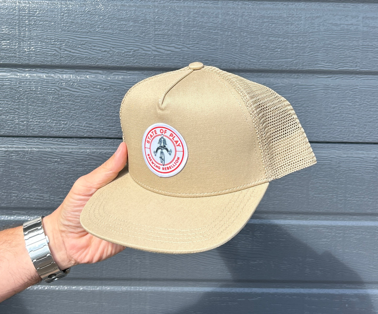 Light Brown Trucker