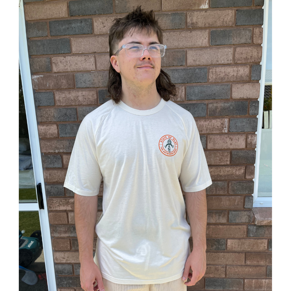 Cream T shirt (Mens)